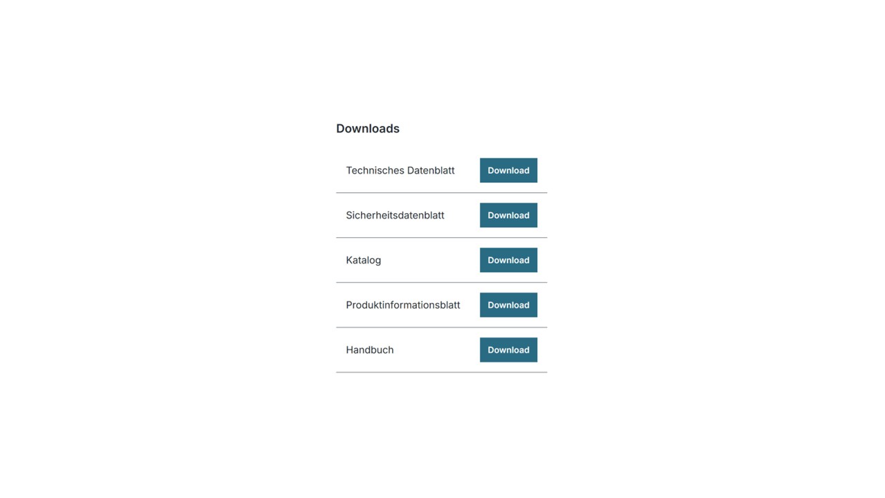 Shopware 6 Plugin Produktdaten Downloads Ansicht